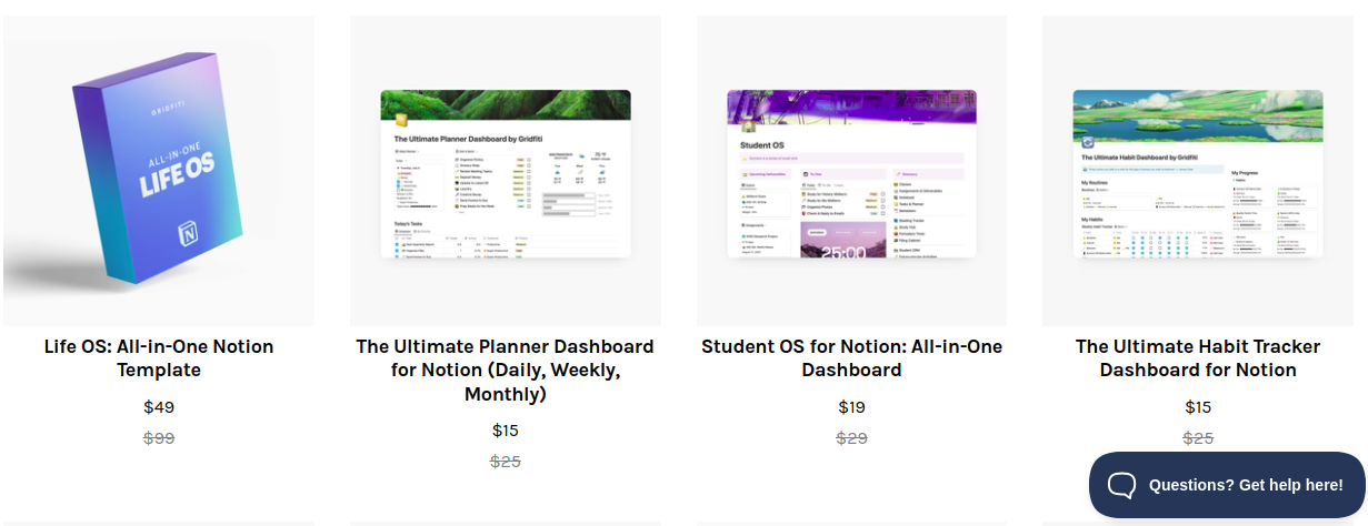 Digital Products & Templates