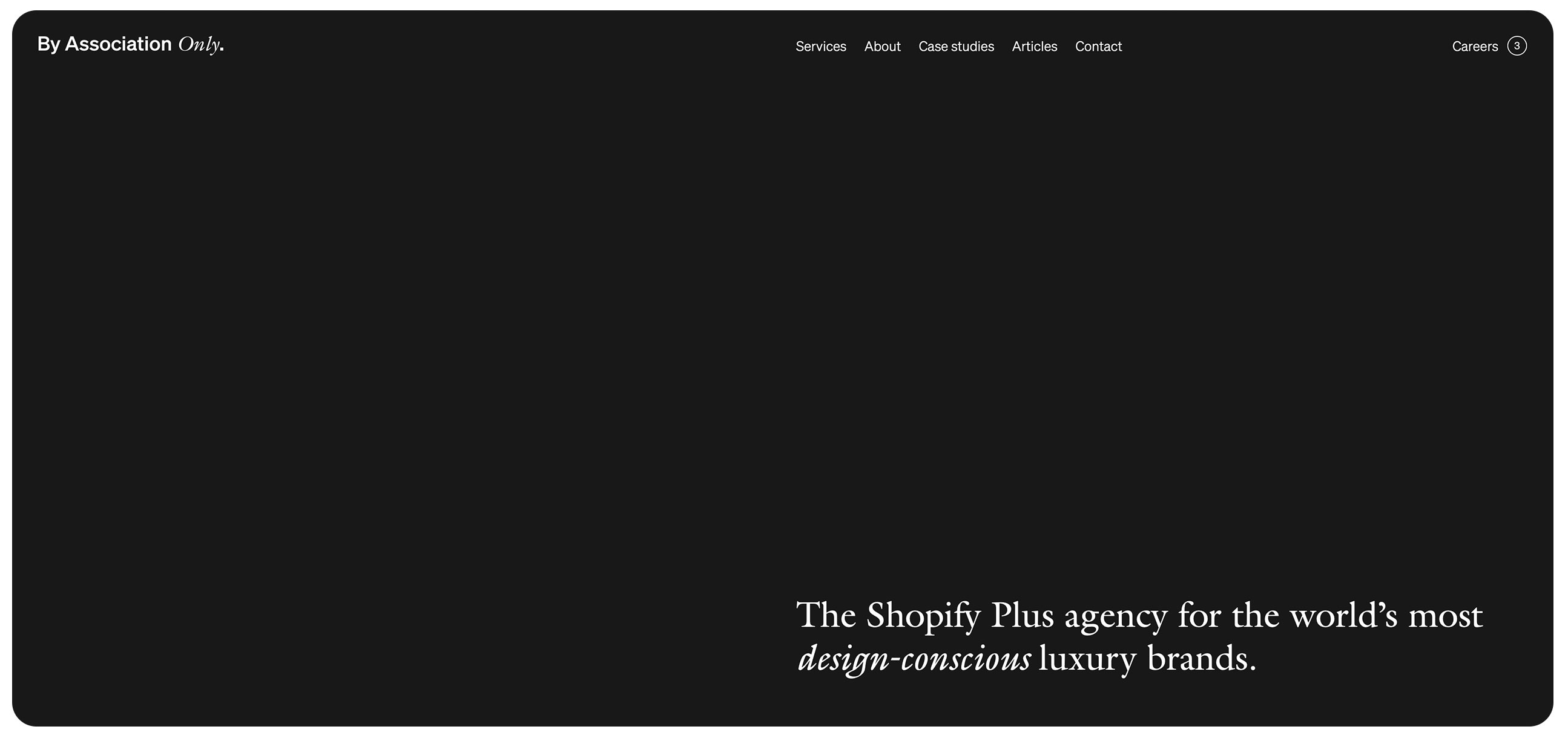 By Assocation Only - Shopify Agency