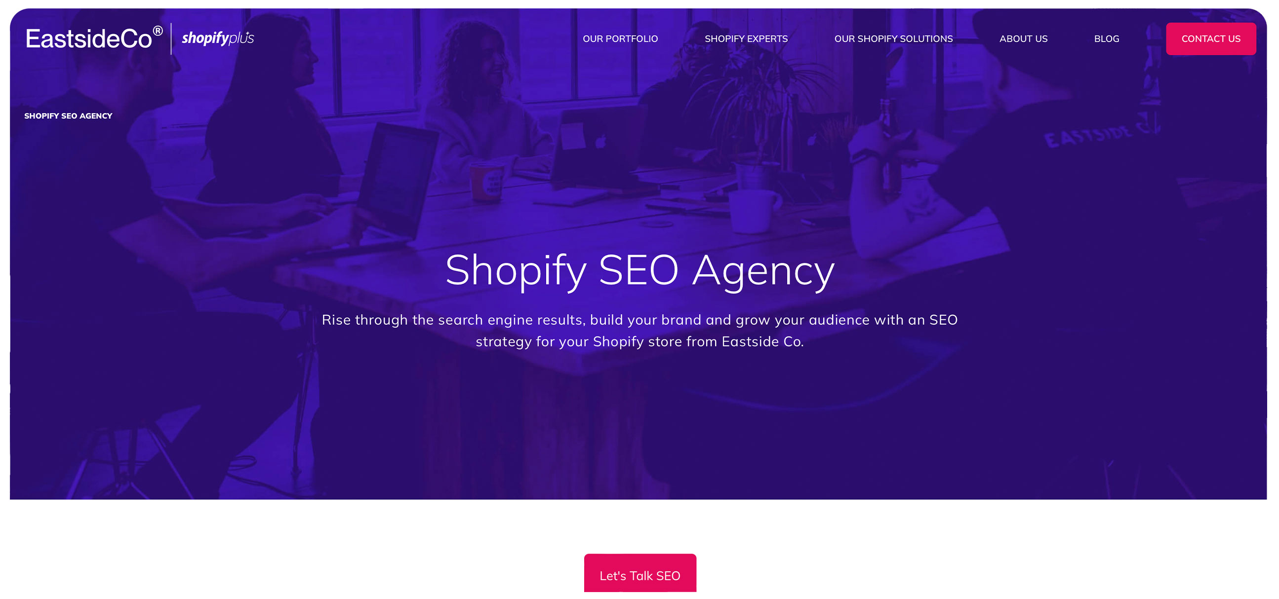 Eastside Co – Shopify SEO agency for content and backlinks