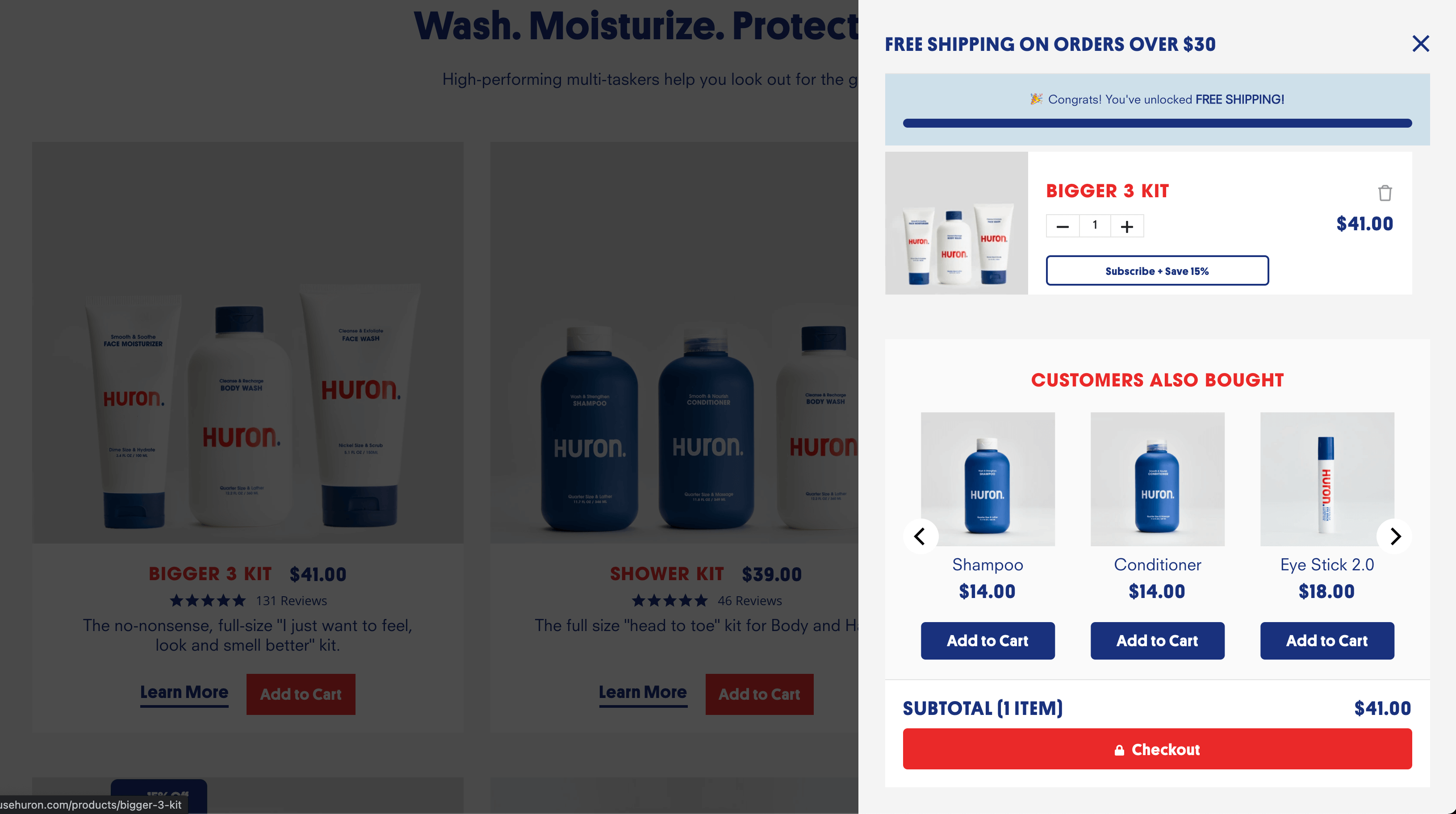 Rebuy Smart Cart Shipping Progress Bar